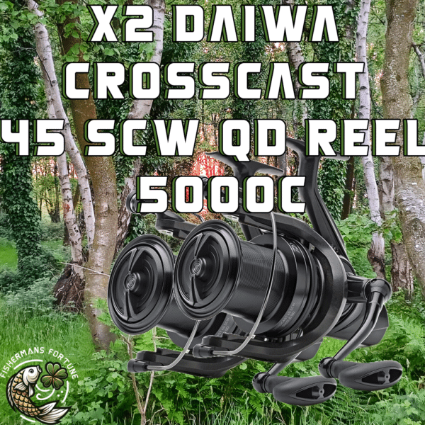 x2 Daiwa Crosscast 45 SCW QD Reel 5000c