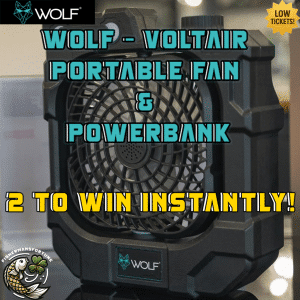 Wolf - VOLTAIR Portable Fan & Powerbank - LOW TICKET - 2 TO WIN INSTANTLY!