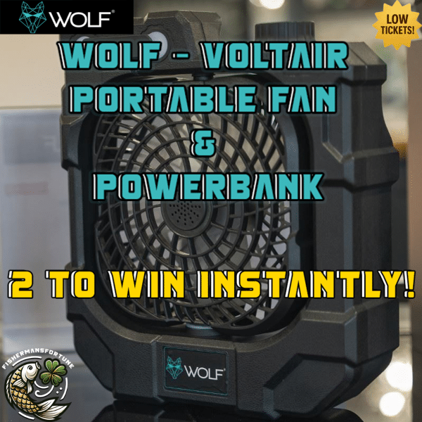 Wolf - VOLTAIR Portable Fan & Powerbank - LOW TICKET - 2 TO WIN INSTANTLY!