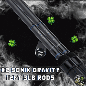 X2 SONIK GRAVITY RODS - 12FT/3LB - LOW TICKET