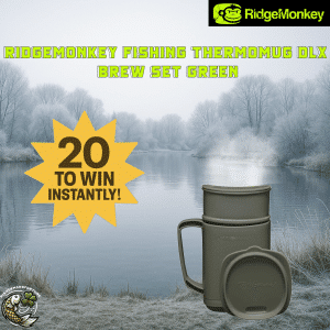 RidgeMonkey Fishing ThermoMug DLX Brew Set Green - 20 TO WIN INSTANTLY!