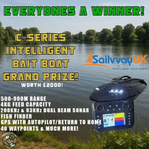 EVERYONES A WINNER! - SAILVVAYS C-SERIES INTELLIGENT BAIT BOAT GRAND PRIZE - WORTH £2000!