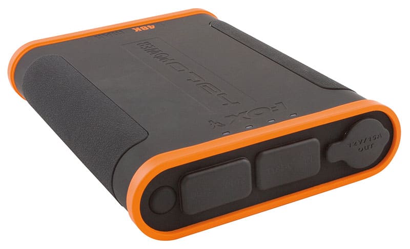 Fox Halo 48K Power Pack – compact carp fishing power source with built-in bivvy light and USB ports